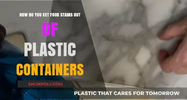 Removing Food Stains from Plastic Containers: Easy Tricks