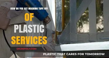Removing Masking Tape from Plastic Surfaces: Quick and Easy Tips