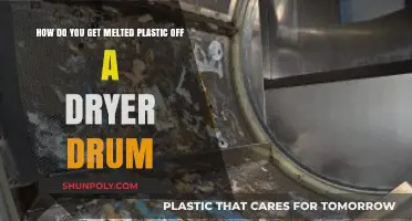 Effective Ways to Remove Melted Plastic from Your Dryer Drum