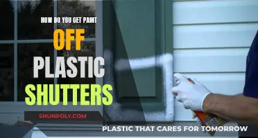 Removing Paint from Plastic Shutters: Effective Methods