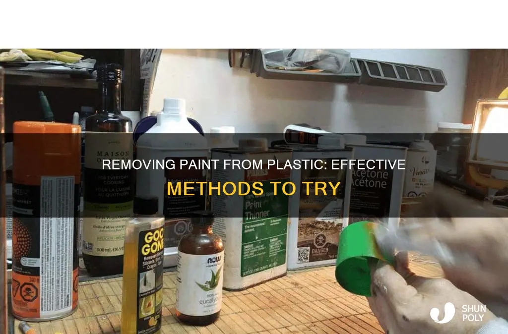 how do you get paint out of plastic