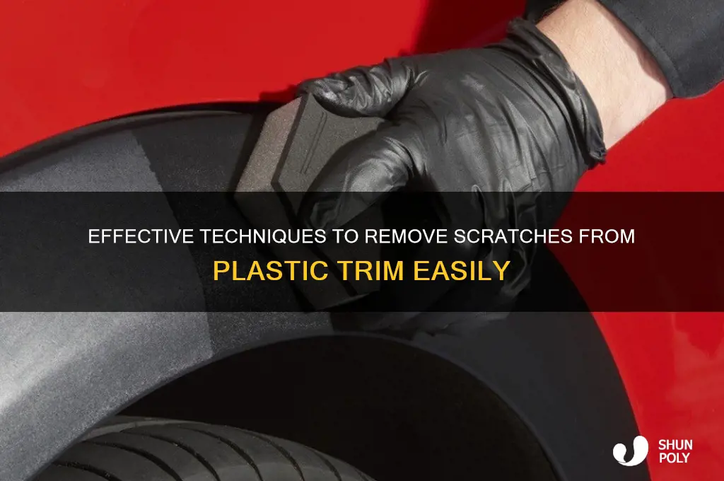 how do you get scratches out of plastic trim