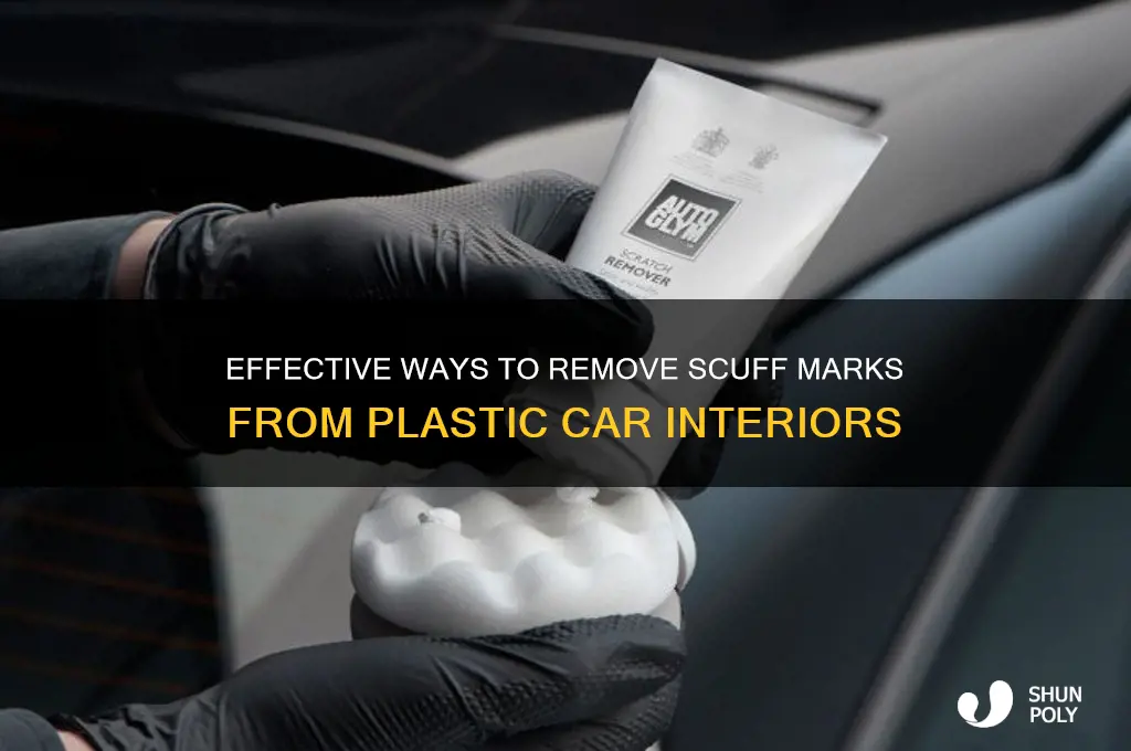 how do you get scuff marks off plastic car interior