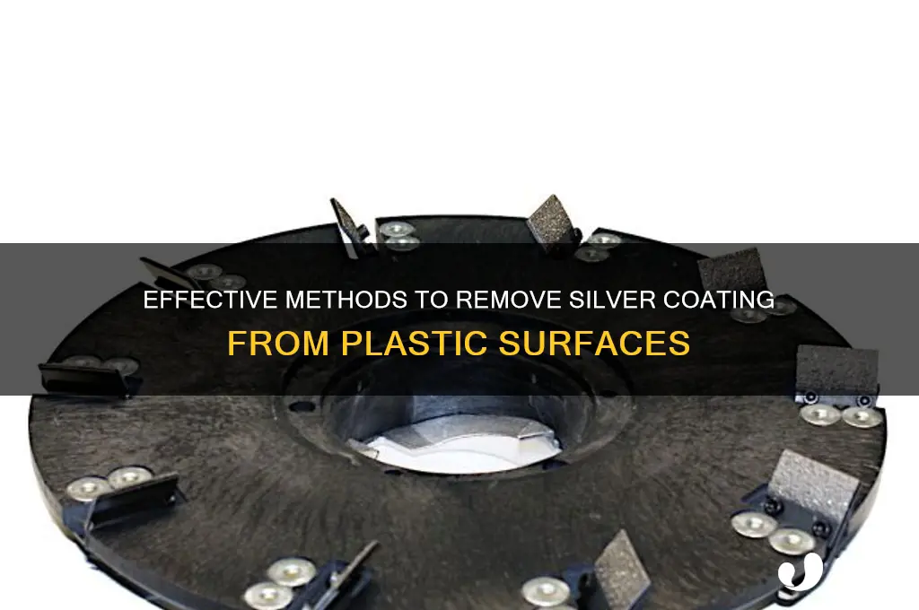 how do you get silver coating off of plastic