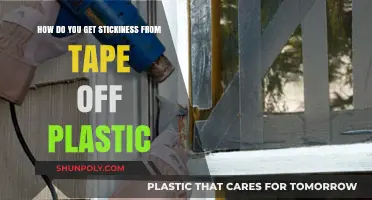Removing Tape Residue from Plastic: Quick and Easy Solutions