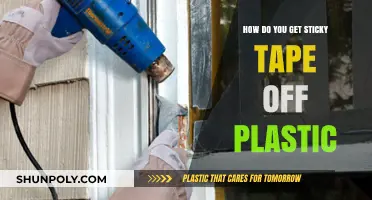 Removing Sticky Tape Residue from Plastic: Quick and Easy Solutions