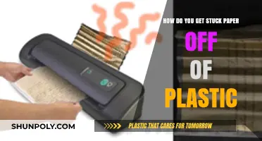 Removing Stuck Paper from Plastic: Quick and Easy Solutions
