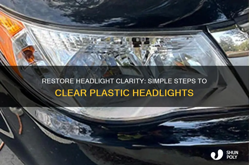 how do you get the plastic clear on your headlights