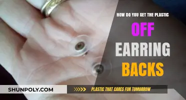 Easy Tips to Remove Plastic from Earring Backs Safely