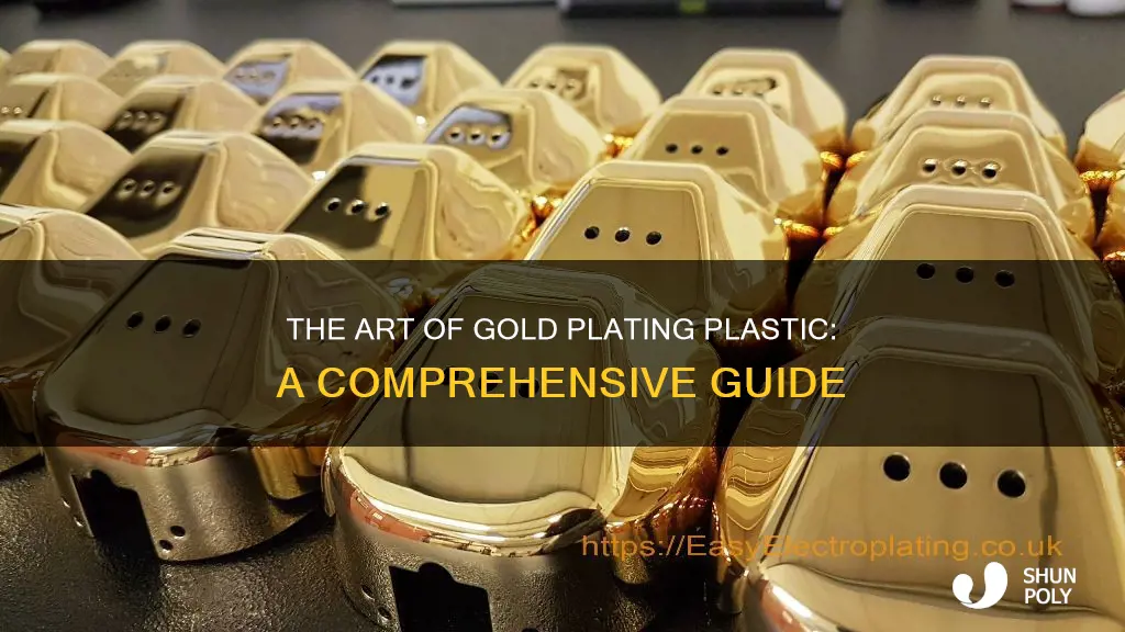 how do you gold plate plastic