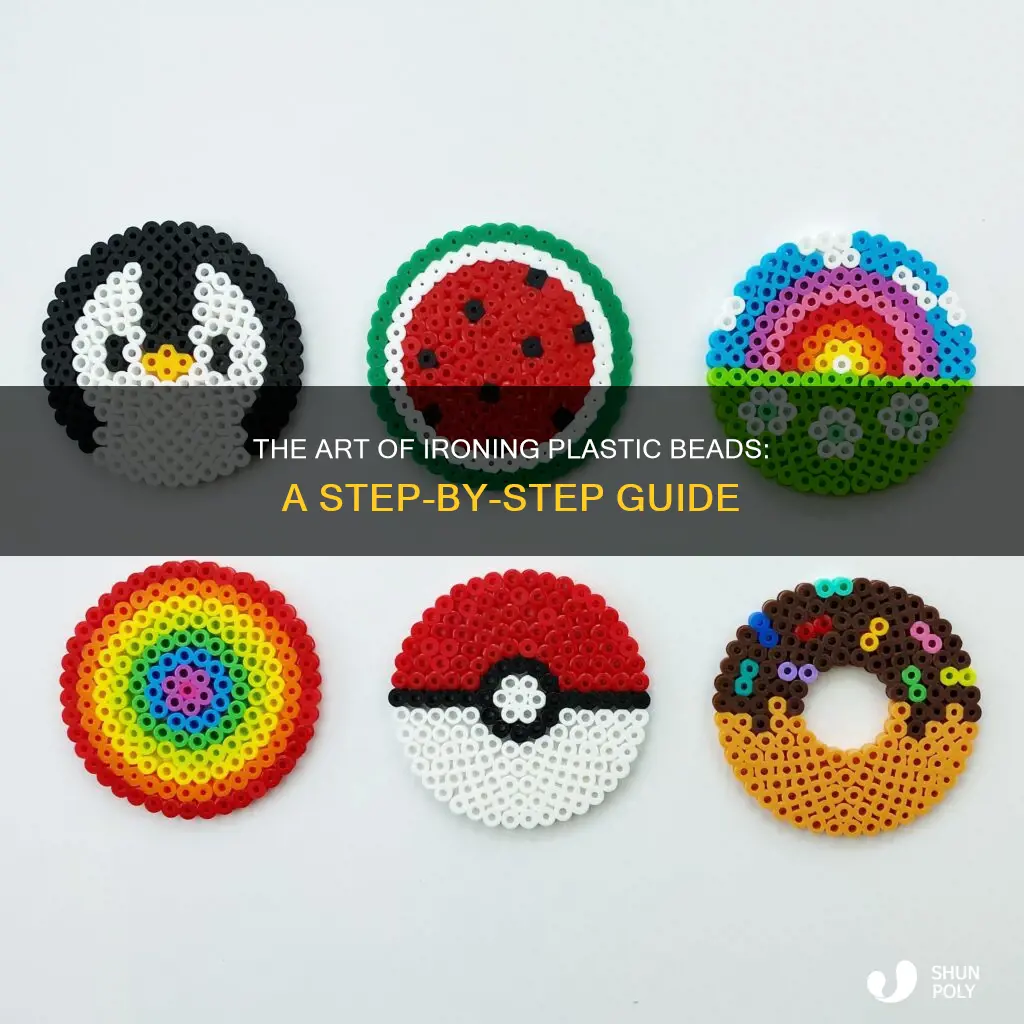 how do you iron plastic beads
