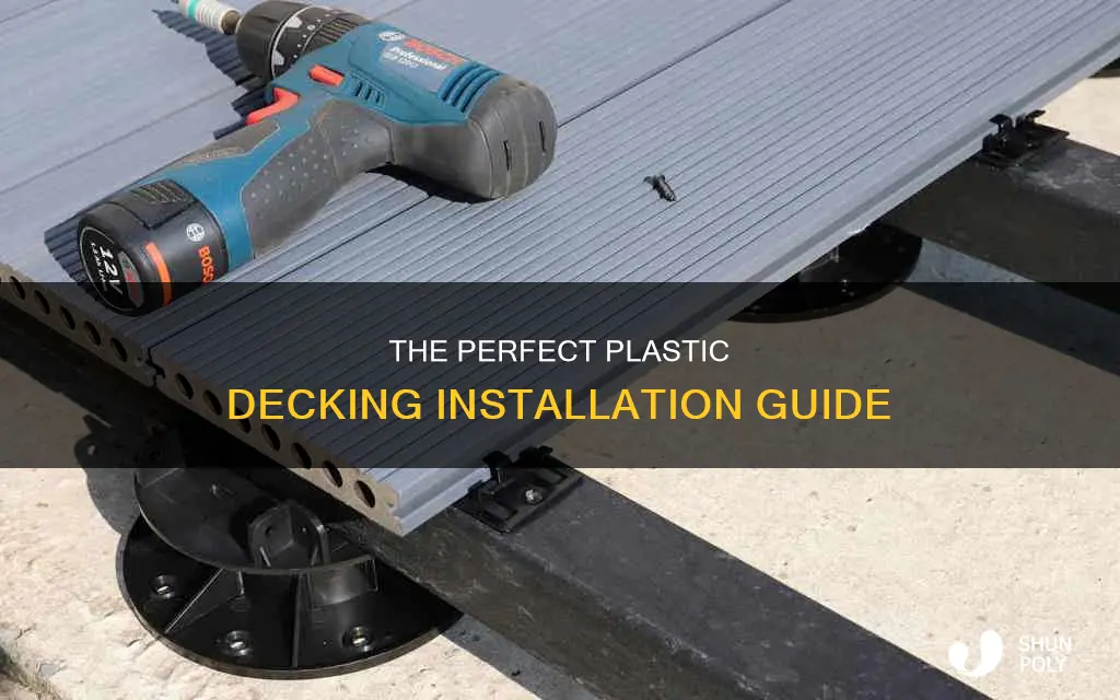 how do you lay plastic decking