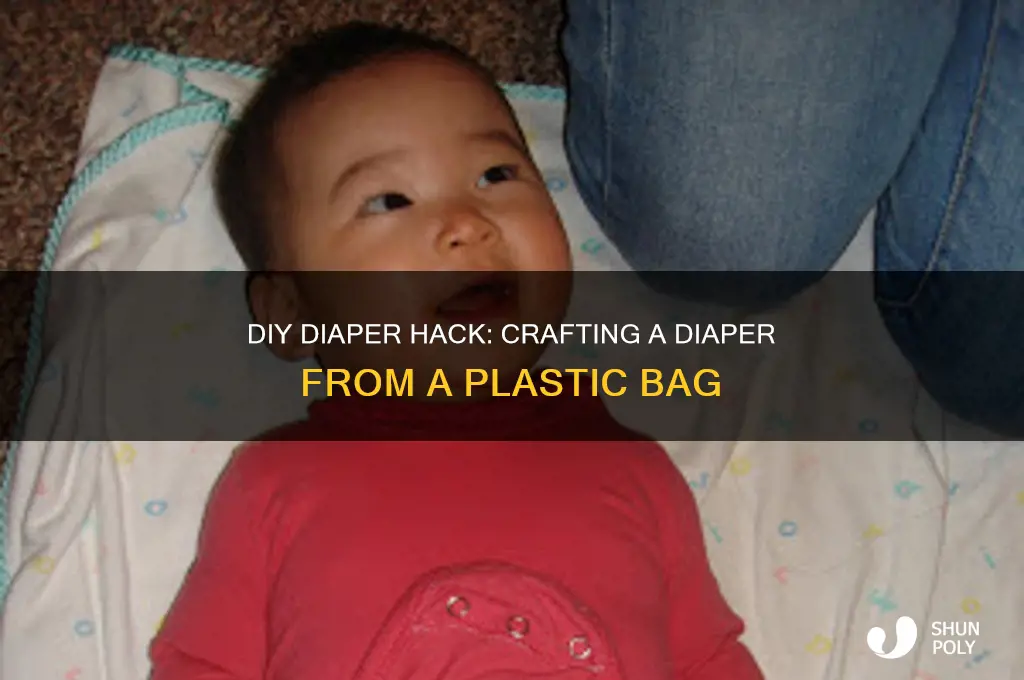 how do you make a diaper from a plastic bag