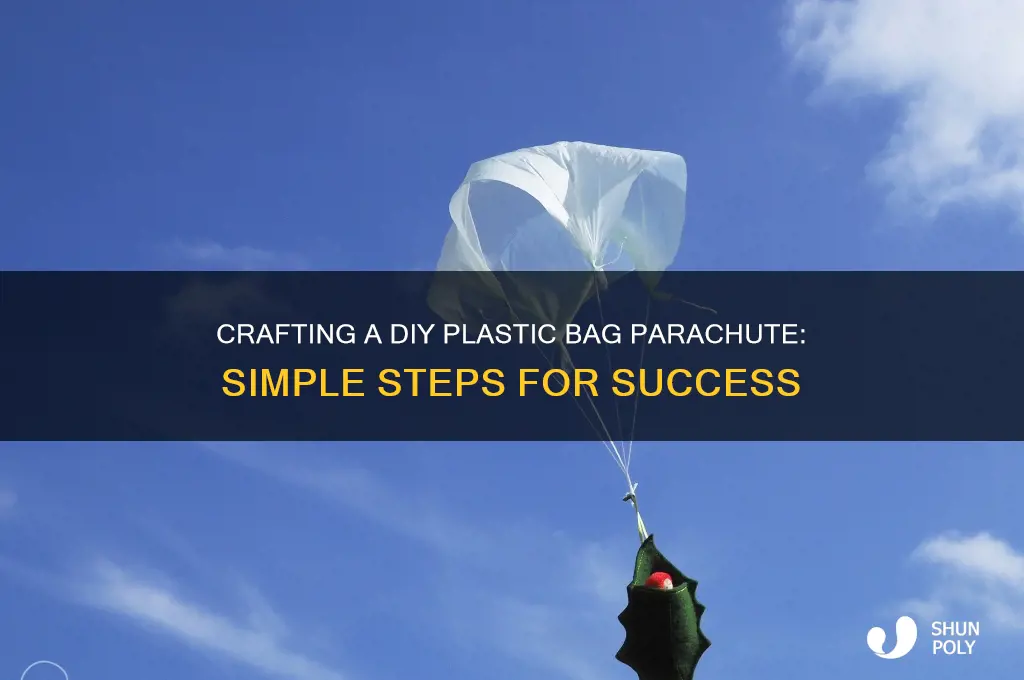 how do you make a plastic bag parachute