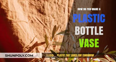 Creative DIY: Transforming Plastic Bottles into Stylish Vases Easily
