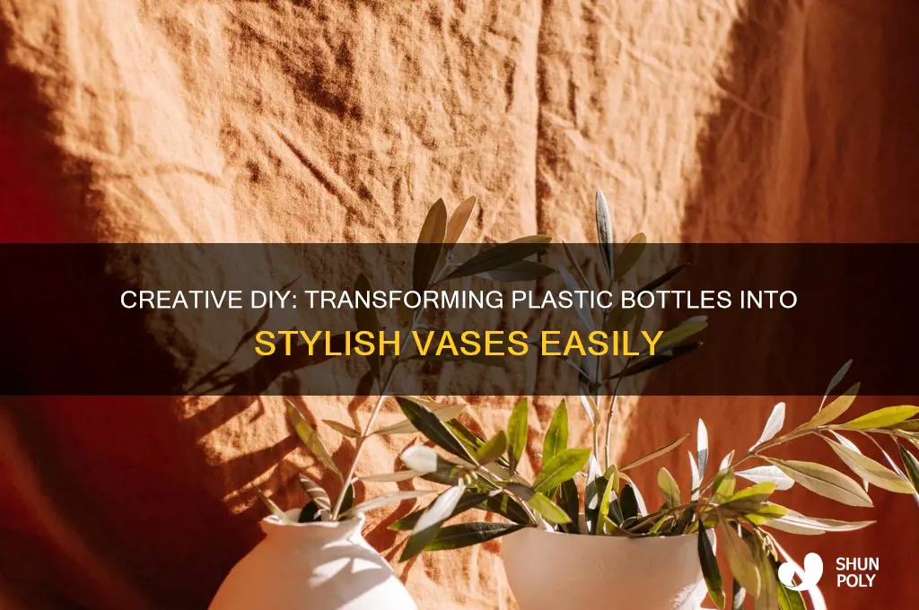 how do you make a plastic bottle vase