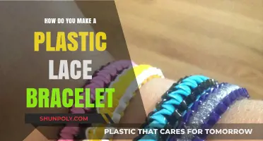 Crafting a Vibrant Plastic Lace Bracelet: Easy DIY Guide