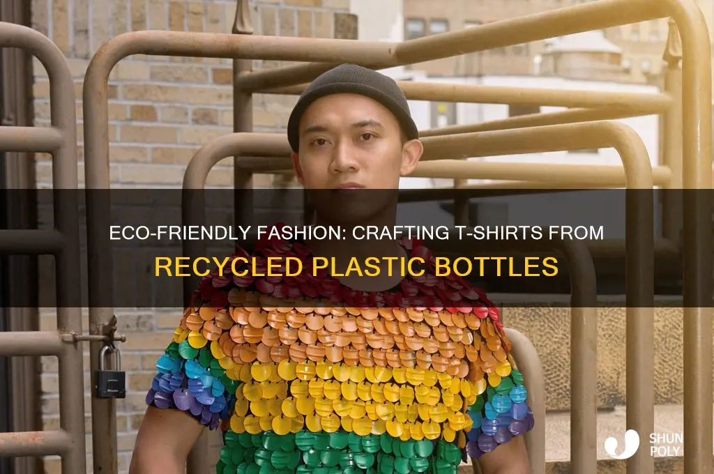 how do you make a t-shirt from recycle plastic bottles
