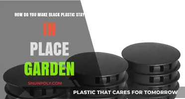 Secure Black Plastic in Your Garden: Simple Tips for Stability