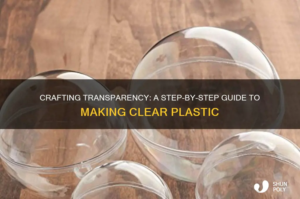 how do you make clear plastic