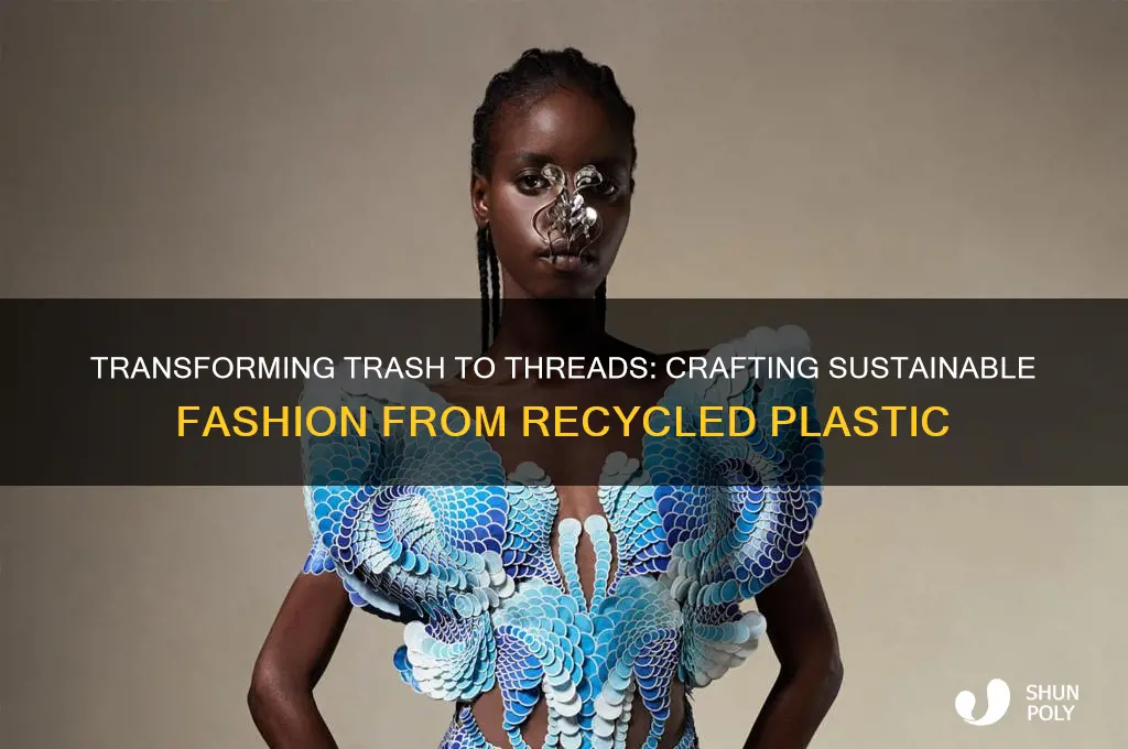 how do you make clothes out of recycled plastic