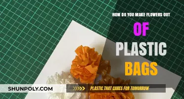 Creative Recycling: Crafting Beautiful Flowers from Plastic Bags Easily