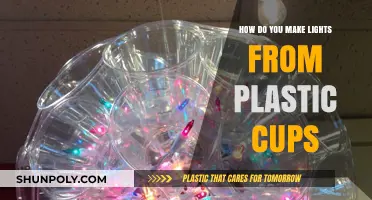 DIY Plastic Cup Lights: Creative Upcycling for Bright Home Decor