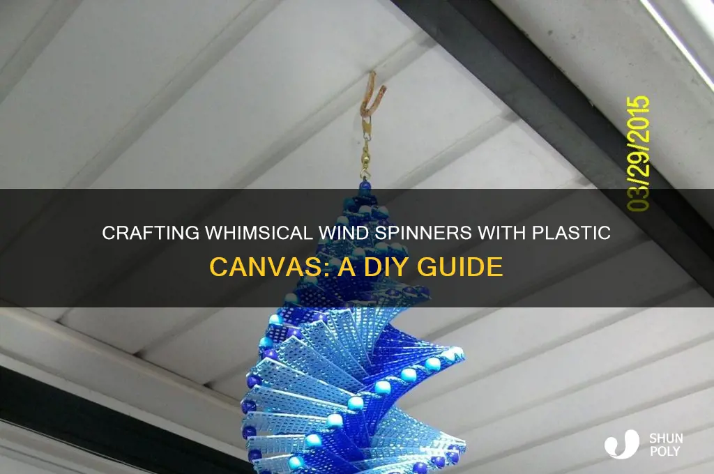 how do you make plastic canvas wind spinners