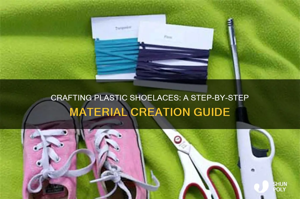 how do you make plastic for shoelaces