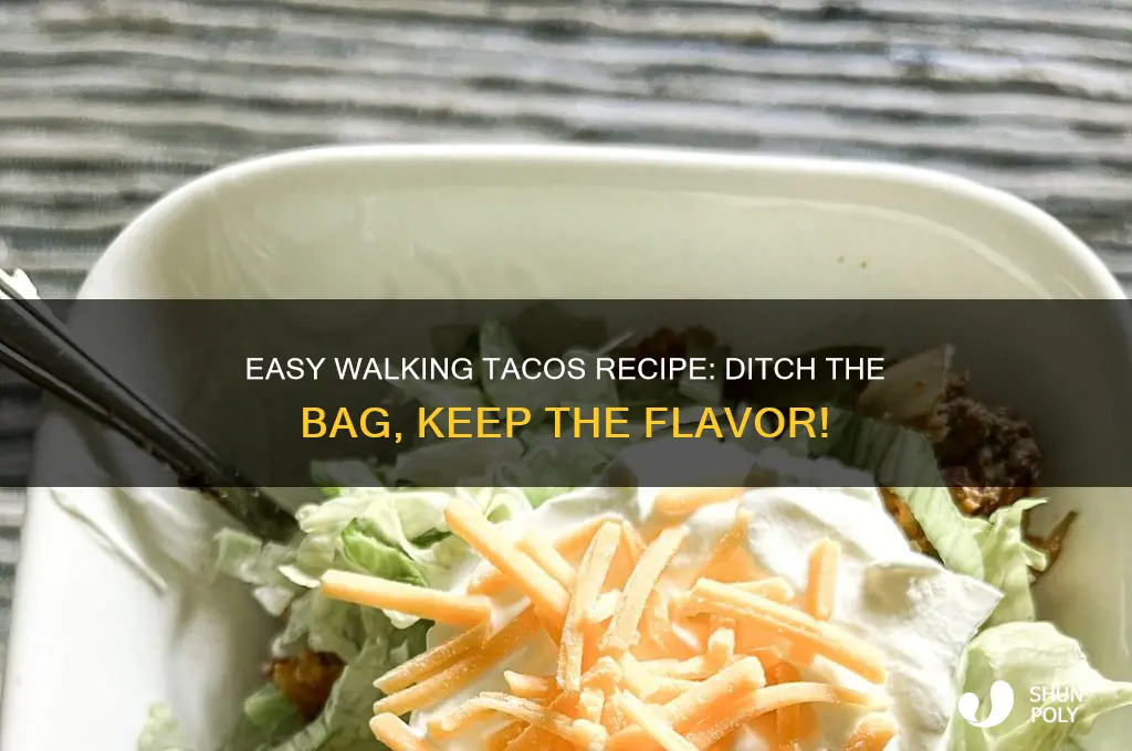 how do you make walking tacos without the plastic bag