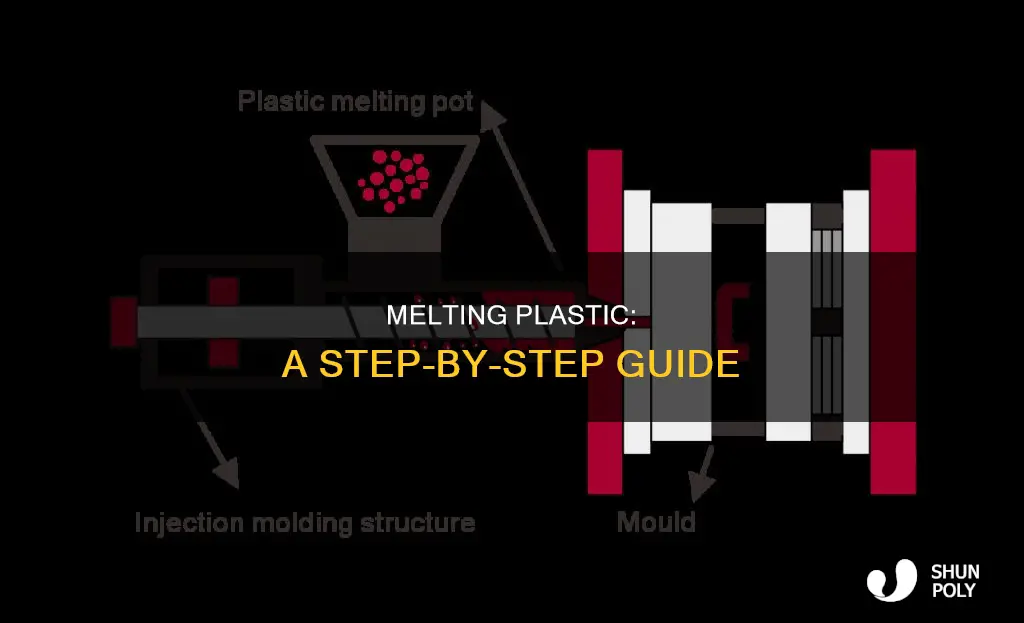 how do you melt down plastic
