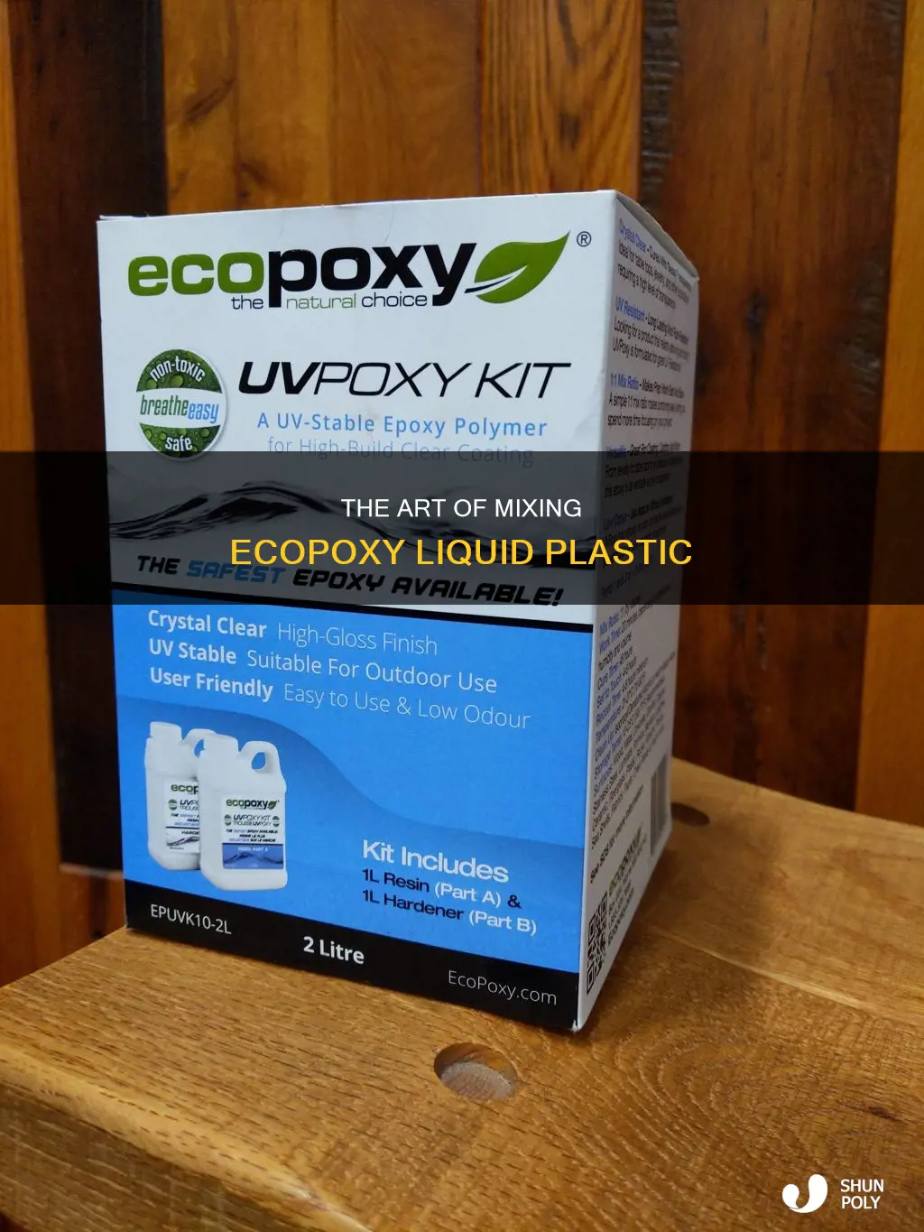 how do you mix ecopoxy liquid plastic