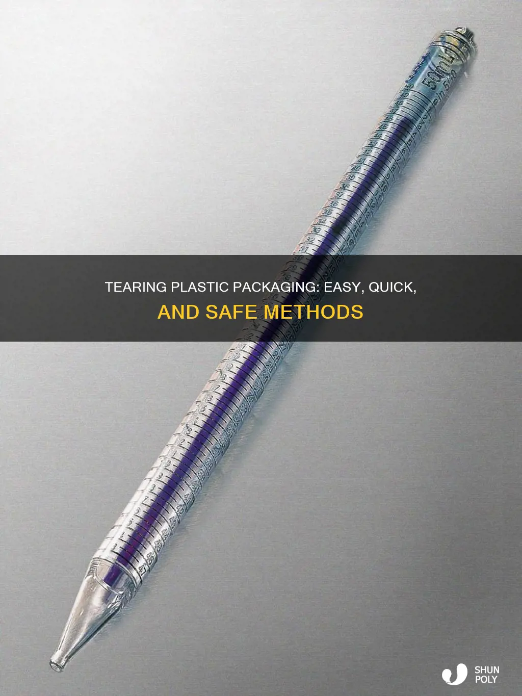 how do you open plastic packages