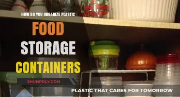 Smart Ways to Organize Your Plastic Food Containers