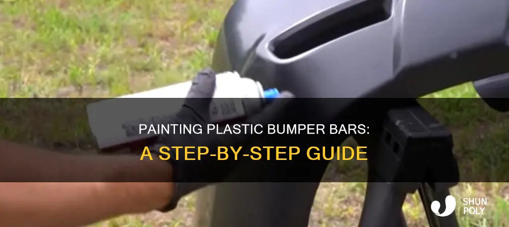how do you paint a plastic bumper bar