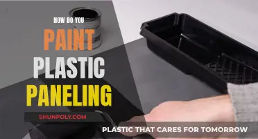 Transforming Plastic Paneling with Paint: A DIY Guide