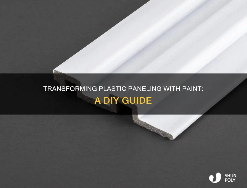 how do you paint plastic paneling