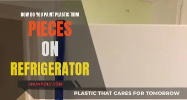 Painting Plastic Trim: A Fridge Facelift Guide