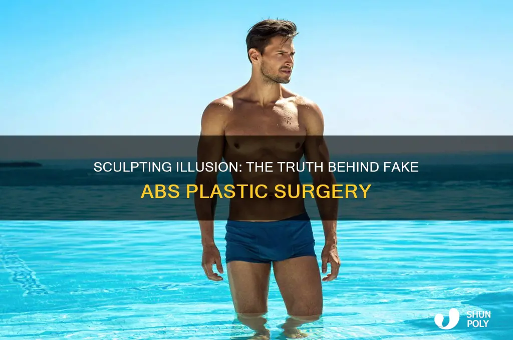 how do you plastic surgery fake abs