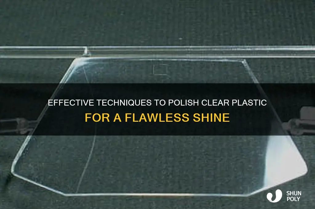 how do you polish clear plastic