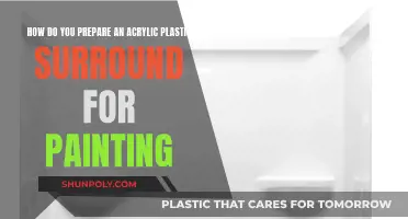 Preparing Acrylic Plastic Surround for Painting: A Step-by-Step Guide