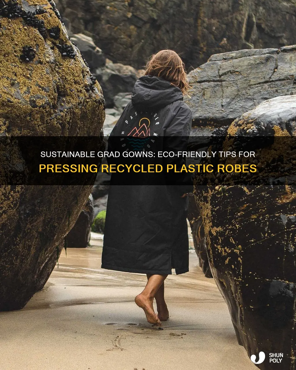 how do you press recycled plastic graduation robes