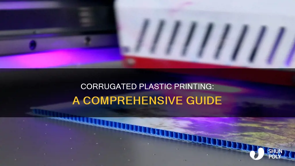 how do you print on corrugated plastic