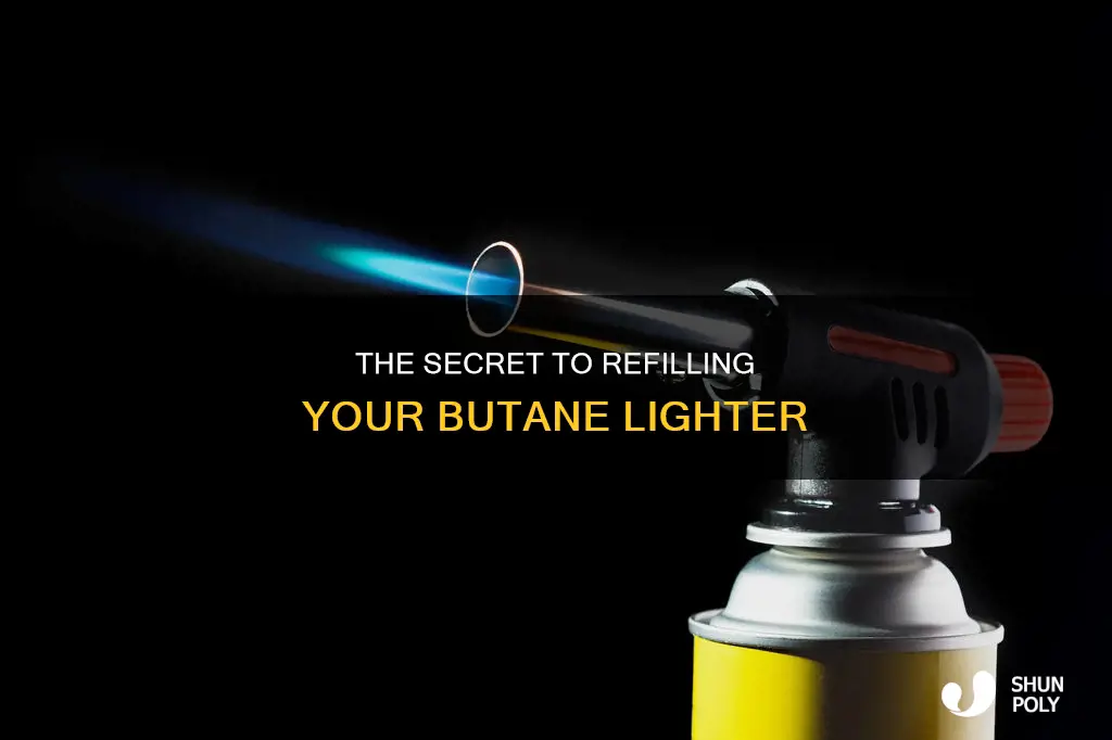 how do you refill plastic butane lighters