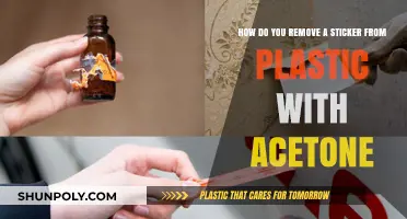 Effortless Sticker Removal: Using Acetone on Plastic Surfaces Safely