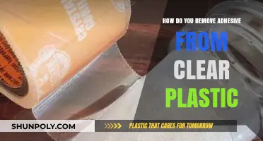 Effective Ways to Remove Adhesive from Clear Plastic Surfaces