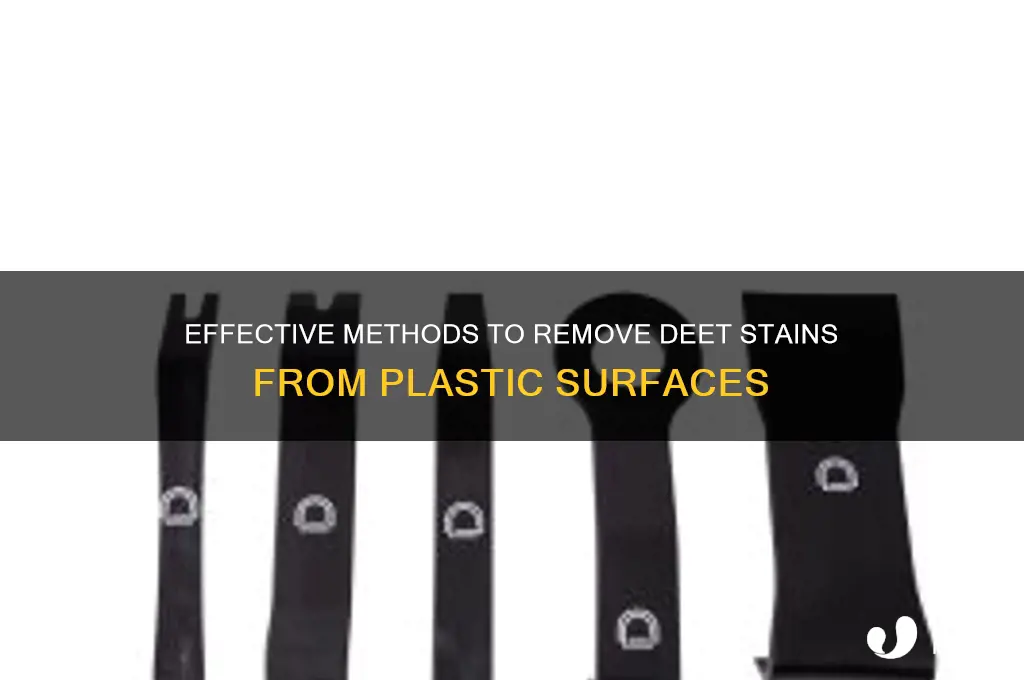 how do you remove deet from plastic