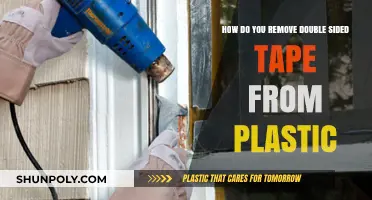 Effective Ways to Remove Double-Sided Tape from Plastic Surfaces