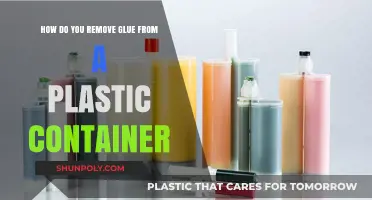 Effective Ways to Remove Glue from Plastic Containers