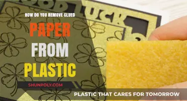 Effective Methods to Remove Glued Paper from Plastic Surfaces Easily